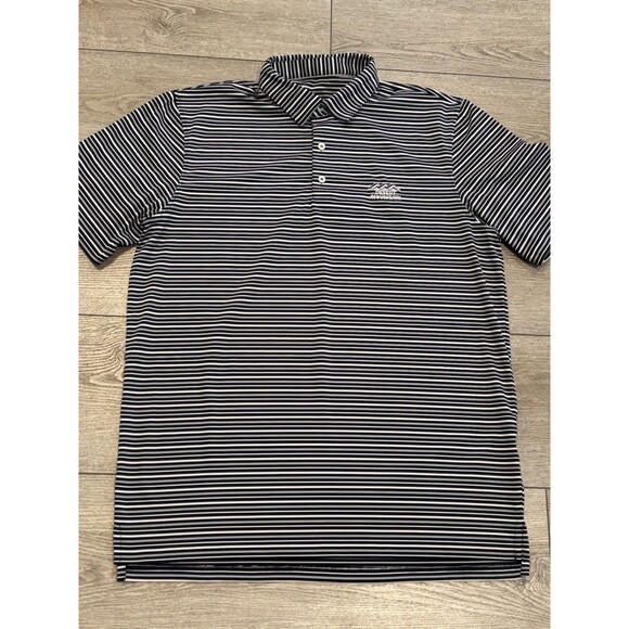 Johnnie O Polo Shirt Mens L Golf Performance Stretch Desert Mountain Golf Club - Picture 1 of 7